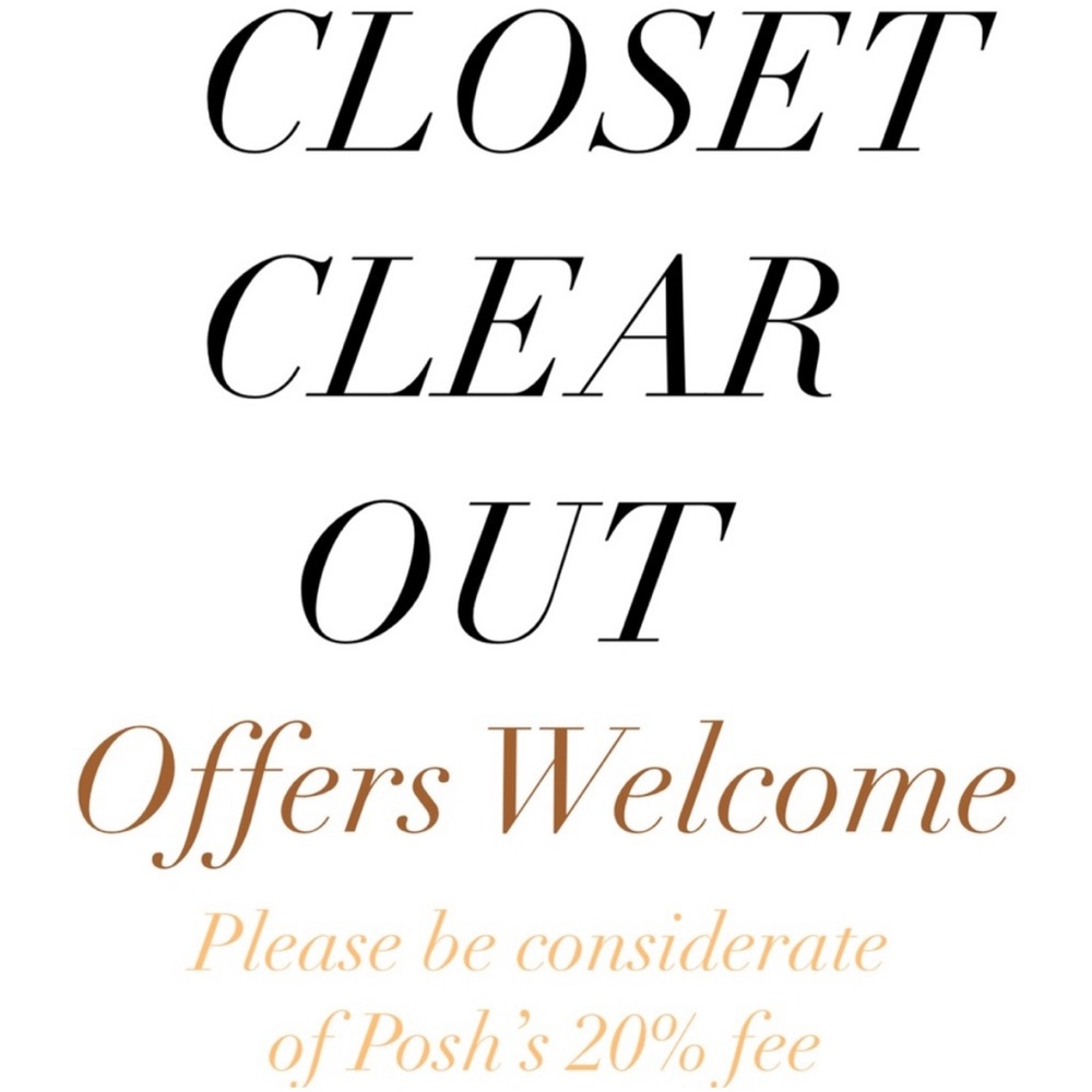 CLOEST CLEAROUT!!!